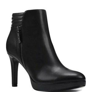 NEW Women's Nine West Kuinby Ankle Platform Boots Size 8.5 Black